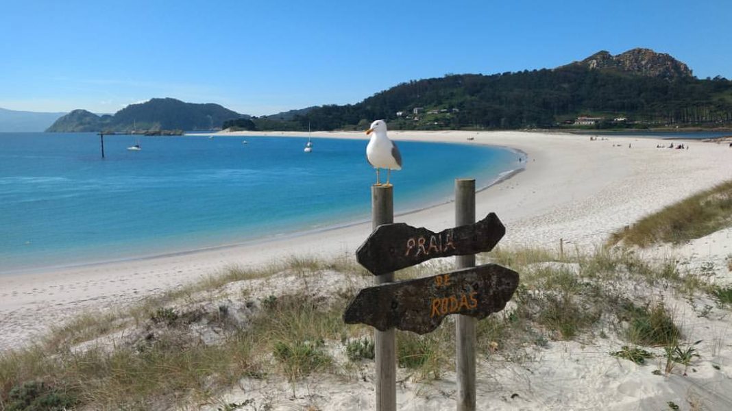 Playa de Rodas en Galicia