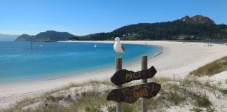 Playa de Rodas en Galicia